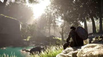 طريقة دفع العربة وتثبيت الأوتاد في مخيمك في لعبة Crimson Desert